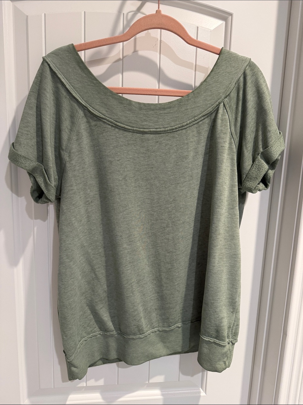 Maurices Olive Green Short Sleeve Pullover